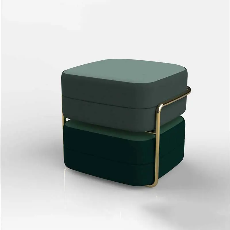 Algar Cube Stool Modern Rectangle Cube Seat Featured Image