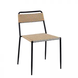 Olefin Rope Woven by Hand Chair Indoor and Outdoor Use