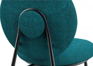 Cleo Dining Chair Modern Industrial Upholstered Chairs Suitable For Home, Bistro Coffee Shop