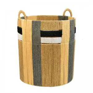 Dora Storage Paper Woven Baskets In Handmade