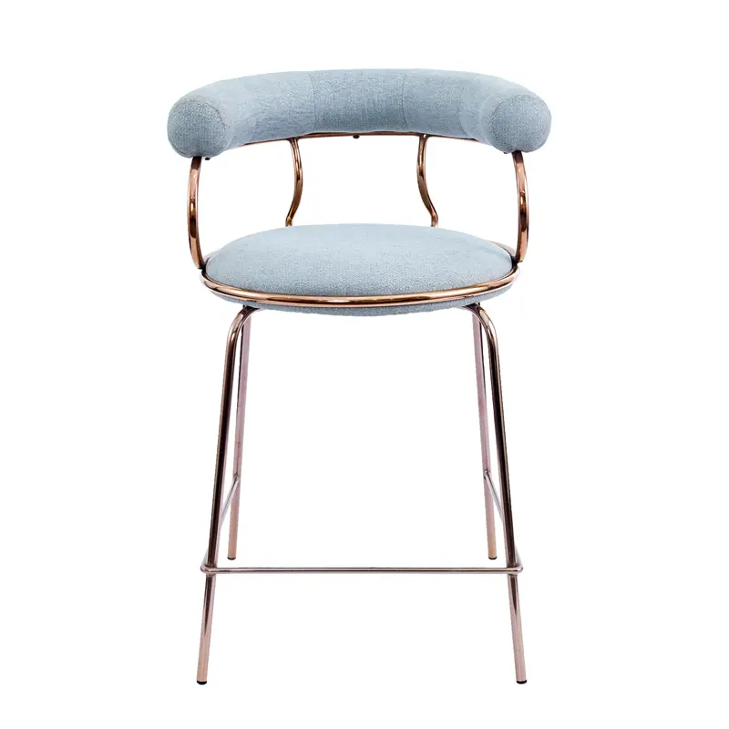 Mimi Counter Chair Upholstered Seat with Metal Frame. Featured Image