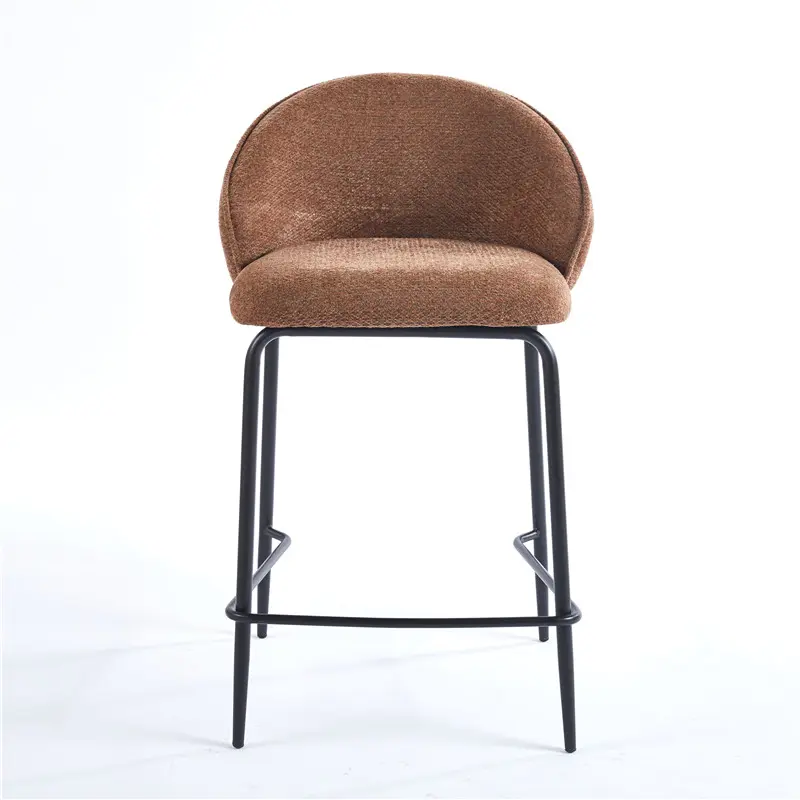 Barbara Counter Chair Upholstered Seat with Metal Frame. Featured Image