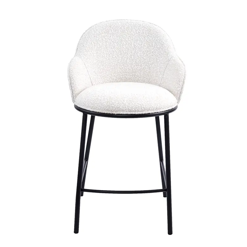 Orlan Counter Chair Upholstered Seat with Metal Frame. Featured Image