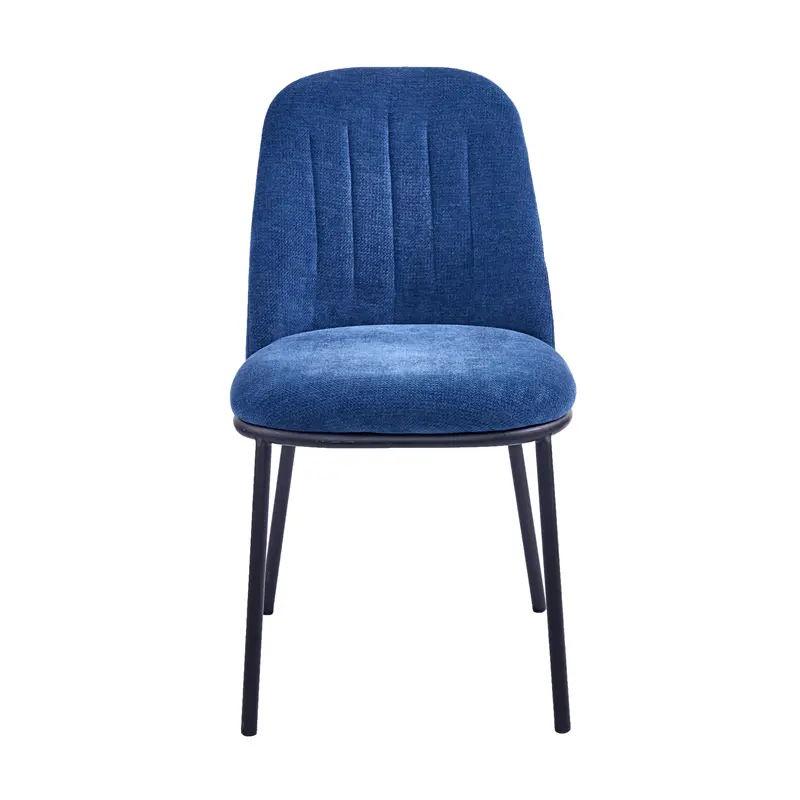 Brant Dining Chair Upholstered Seat with Metal Frame. Featured Image