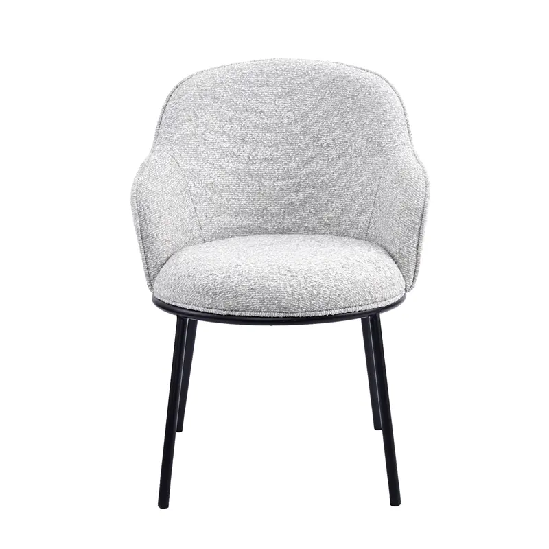 Orlan Dining Chair Upholstered Seat with Metal Frame. Featured Image