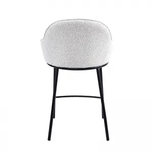 Orlan Counter Chair Upholstered Seat with Metal Frame.